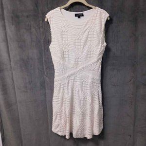 Indication By eci White/Cream Dress With Beautiful Details Size 6